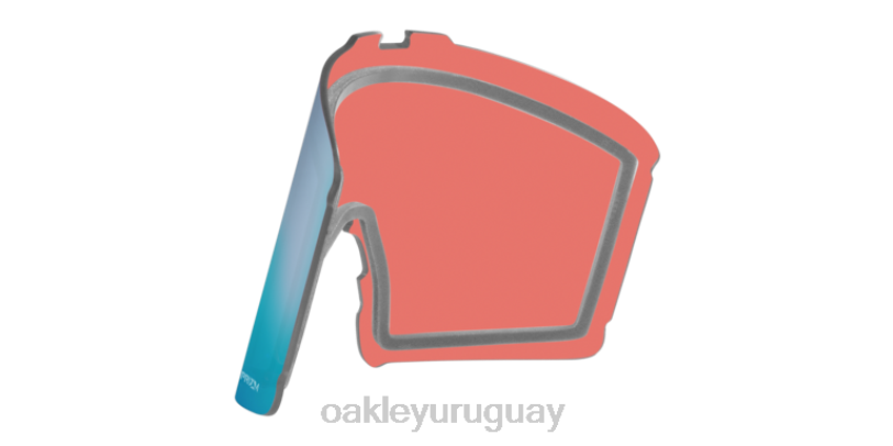 Oakley escudo de repuesto grande mod7 XT4H1329 gafas lentes prizm de zafiro
