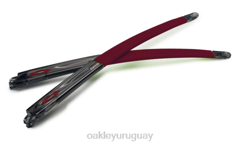 Oakley patillas accesorias de paso reticulado XT4H2007 gafas gris humo/rojo cardenal