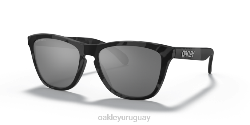 Oakley Colección de camuflaje negro frogskins (ajuste de puente bajo) XT4H811 gafas lentes prizm negras, montura camo negra