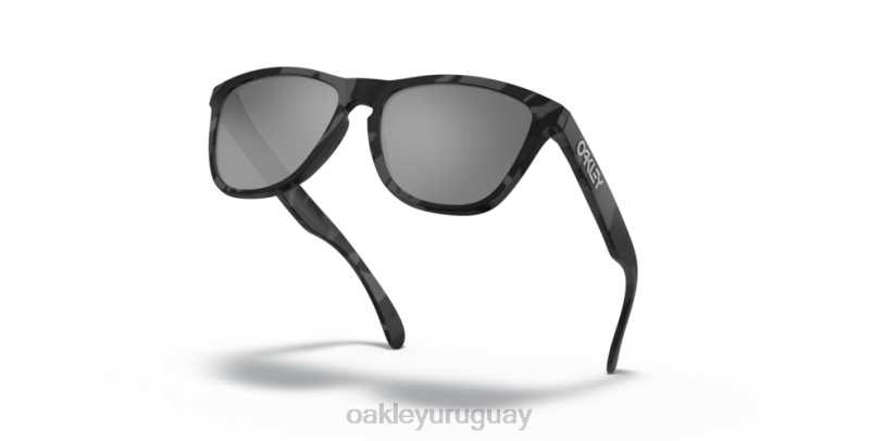 Oakley Colección de camuflaje negro frogskins (ajuste de puente bajo) XT4H811 gafas lentes prizm negras, montura camo negra
