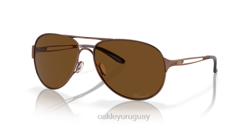 Oakley advertencia XT4H508 gafas lentes polarizadas bronce, montura morena