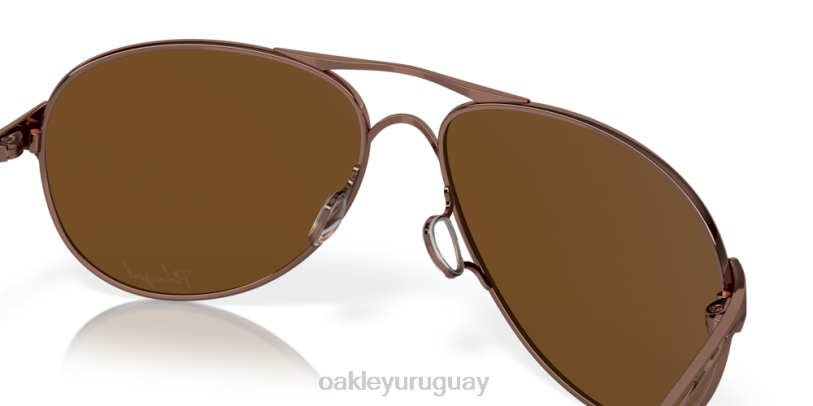 Oakley advertencia XT4H508 gafas lentes polarizadas bronce, montura morena