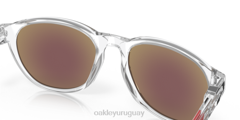 Oakley caña (ajuste de puente bajo) XT4H663 gafas lentes polarizadas prizm zafiro, montura transparente