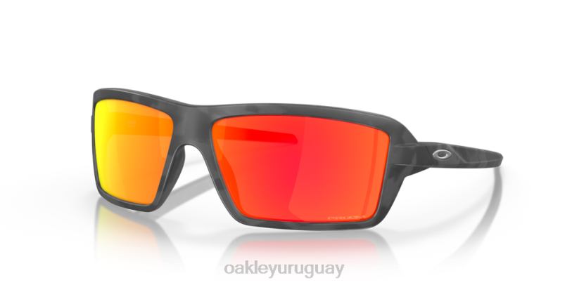 Oakley cables XT4H668 gafas Lentes Prizm Ruby, montura camo negra.