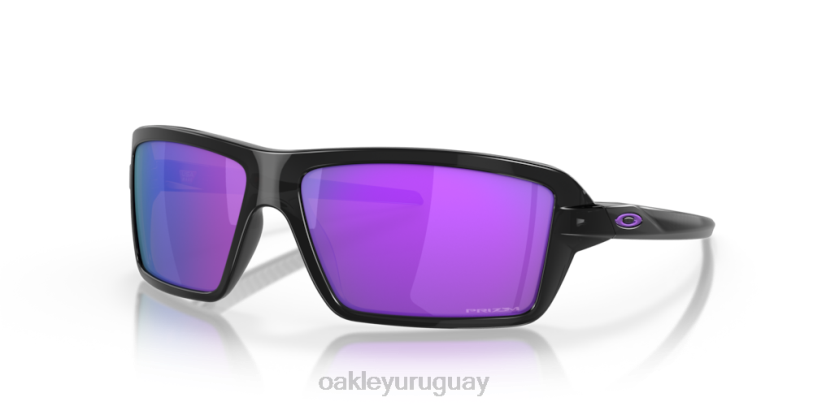 Oakley cables XT4H672 gafas lentes prizm violeta, montura tinta negra