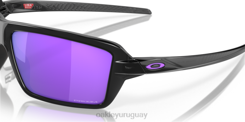 Oakley cables XT4H672 gafas lentes prizm violeta, montura tinta negra