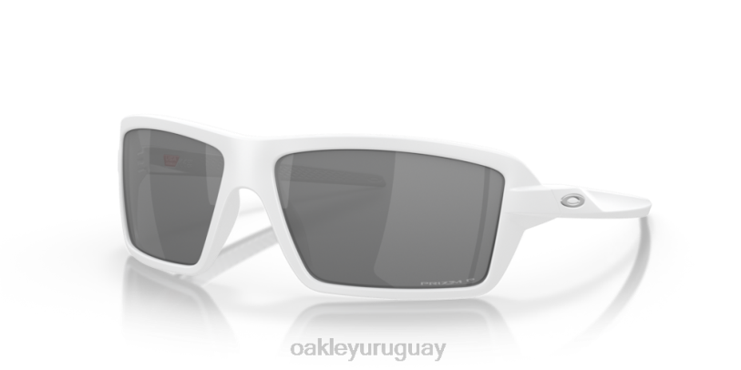 Oakley cables XT4H674 gafas lentes prizm polarizadas negras, montura blanca mate