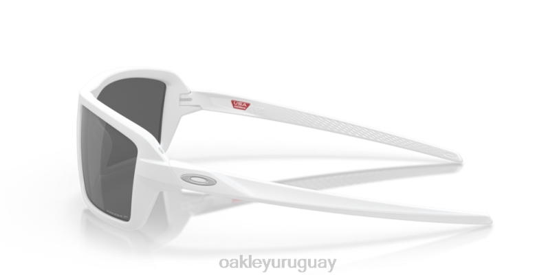 Oakley cables XT4H674 gafas lentes prizm polarizadas negras, montura blanca mate