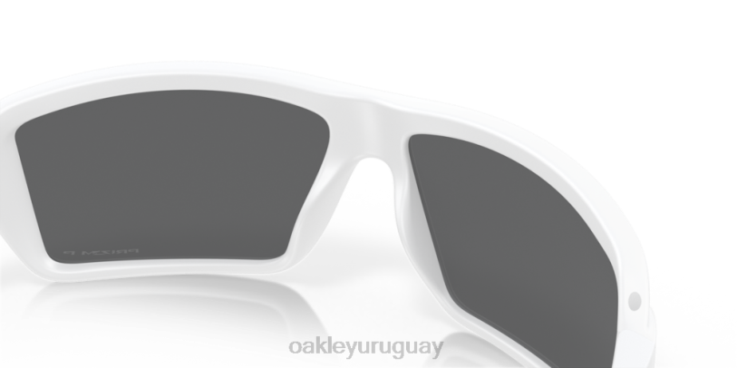 Oakley cables XT4H674 gafas lentes prizm polarizadas negras, montura blanca mate