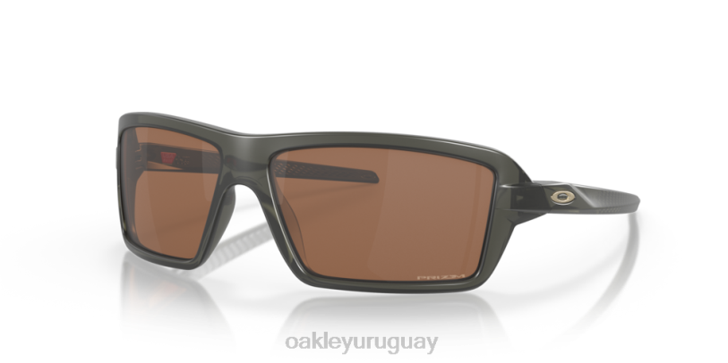 Oakley cables XT4H675 gafas Lentes Prizm de tungsteno, montura gris humo mate.