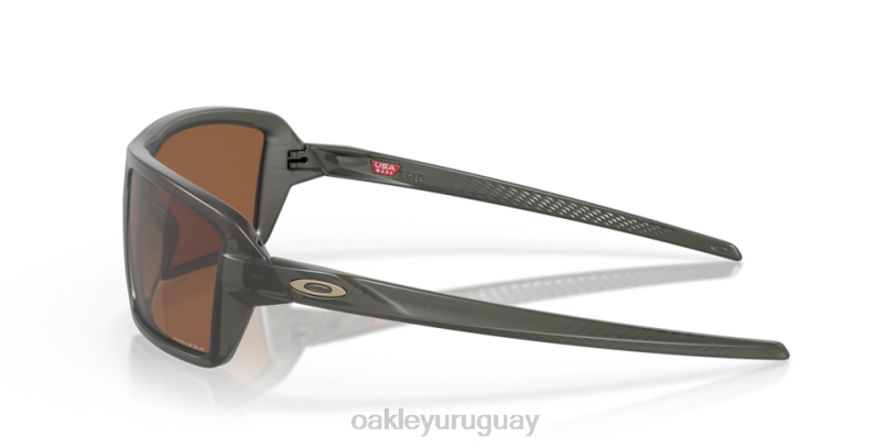 Oakley cables XT4H675 gafas Lentes Prizm de tungsteno, montura gris humo mate.