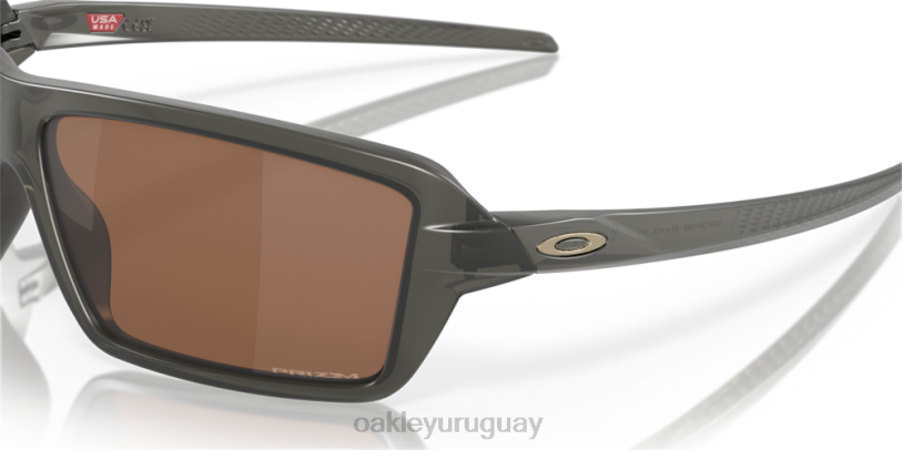 Oakley cables XT4H675 gafas Lentes Prizm de tungsteno, montura gris humo mate.