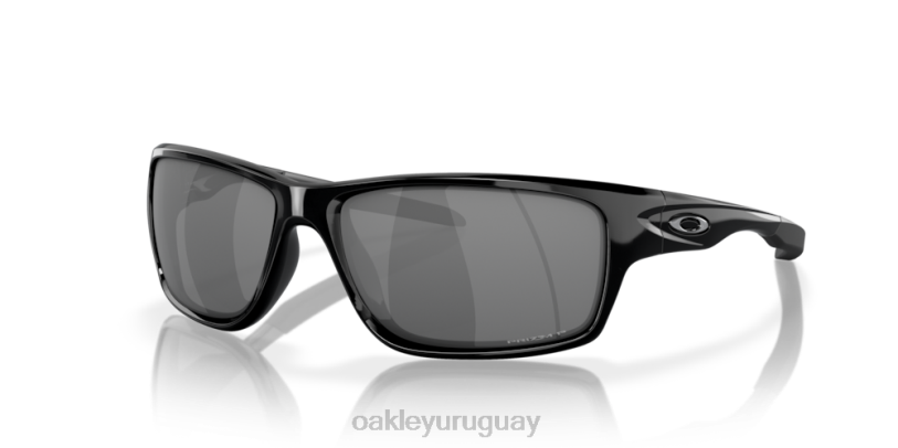 Oakley cantina XT4H744 gafas lentes polarizadas de iridio negro, montura negra pulida