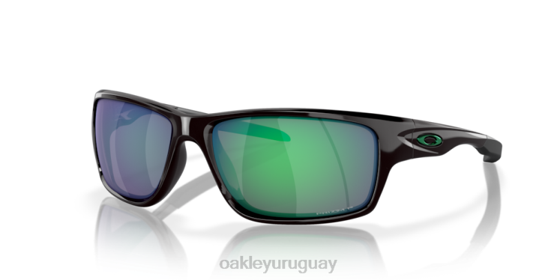 Oakley cantina XT4H745 gafas lentes polarizadas jade iridium, montura tinta negra
