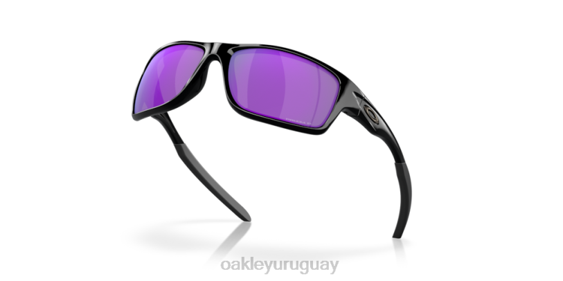 Oakley cantina XT4H746 gafas lentes polarizadas violeta iridio, montura negra pulida