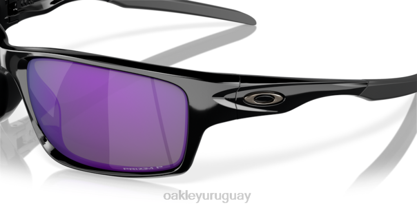 Oakley cantina XT4H746 gafas lentes polarizadas violeta iridio, montura negra pulida