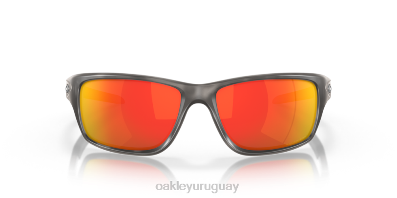 Oakley cantina XT4H748 gafas Lentes polarizadas Ruby Iridium, montura carey negro mate.