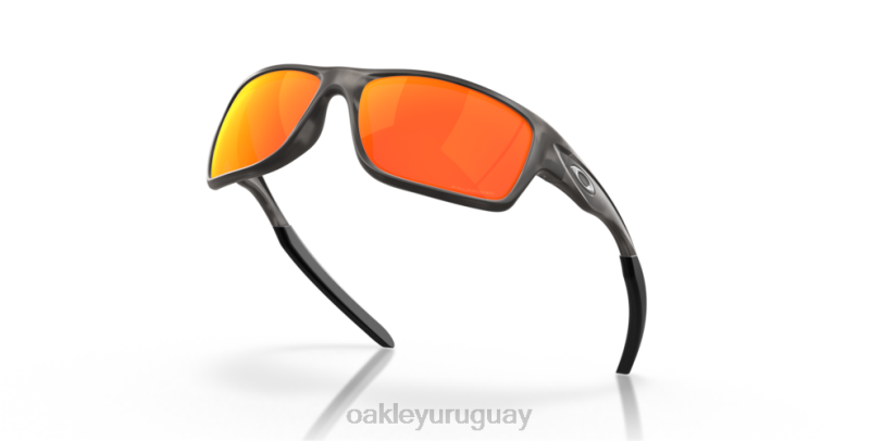 Oakley cantina XT4H748 gafas Lentes polarizadas Ruby Iridium, montura carey negro mate.