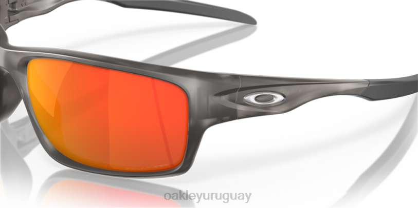 Oakley cantina XT4H748 gafas Lentes polarizadas Ruby Iridium, montura carey negro mate.