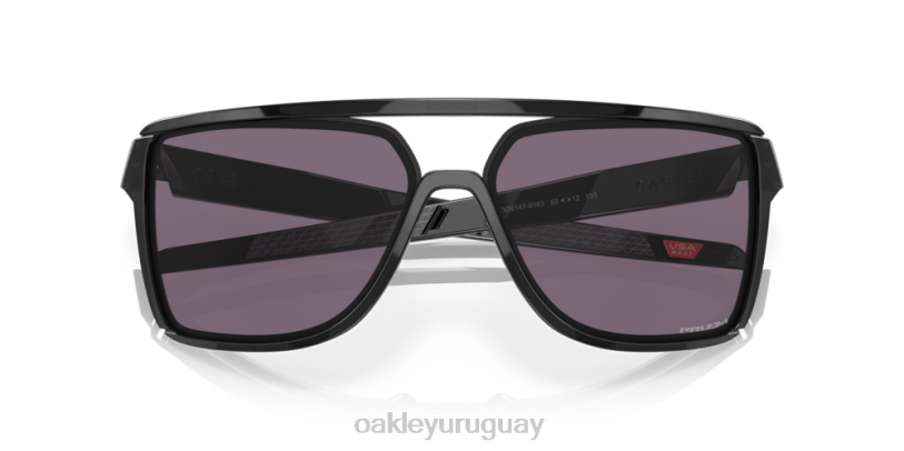 Oakley castillo XT4H206 gafas lentes prizm gris, montura tinta negra