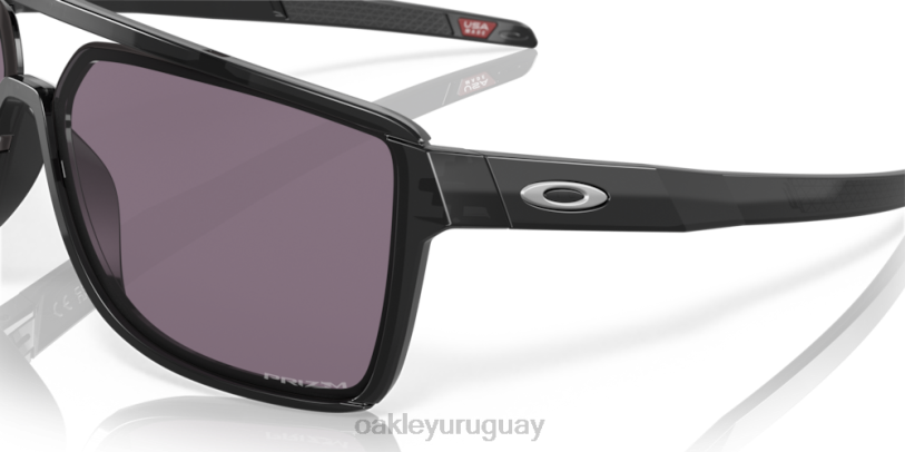 Oakley castillo XT4H206 gafas lentes prizm gris, montura tinta negra