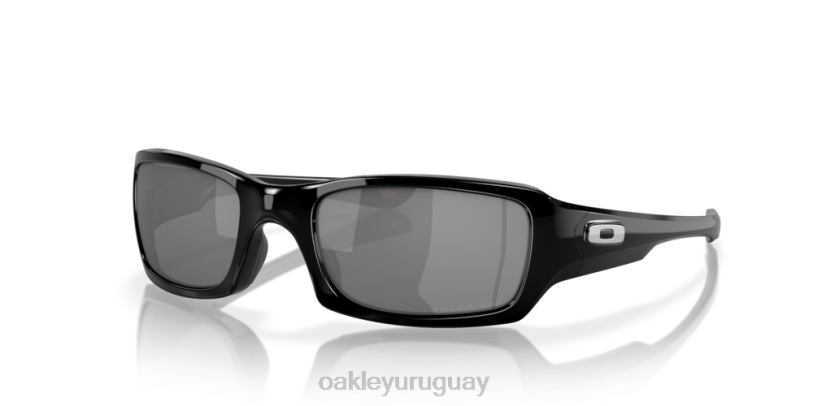 Oakley cinco al cuadrado XT4H247 gafas lentes polarizadas de iridio negro, montura negra pulida