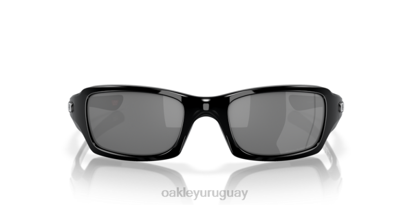 Oakley cinco al cuadrado XT4H247 gafas lentes polarizadas de iridio negro, montura negra pulida