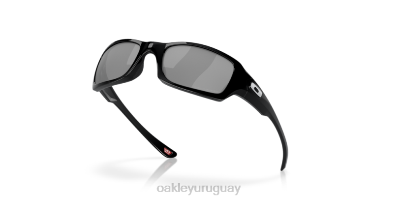 Oakley cinco al cuadrado XT4H247 gafas lentes polarizadas de iridio negro, montura negra pulida