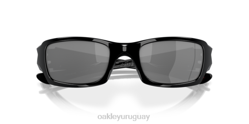 Oakley cinco al cuadrado XT4H247 gafas lentes polarizadas de iridio negro, montura negra pulida