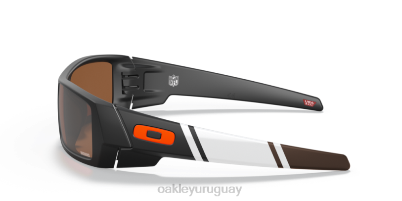 Oakley cleveland browns gascan XT4H552 gafas Lentes Prizm de tungsteno, montura negra mate.