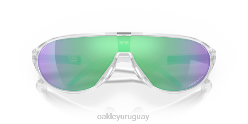Oakley cmdn XT4H1022 gafas Lentes prizm road jade, montura transparente mate