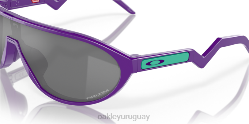 Oakley cmdn XT4H1023 gafas Lentes prizm negras, montura violeta eléctrico.