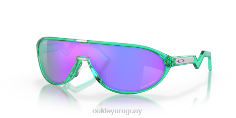 Oakley cmdn XT4H1024 gafas lentes prizm violeta, montura celeste translúcida