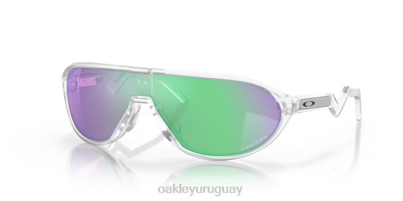 Oakley cmdn (ajuste de puente bajo) XT4H1029 gafas Lentes prizm road jade, montura transparente mate
