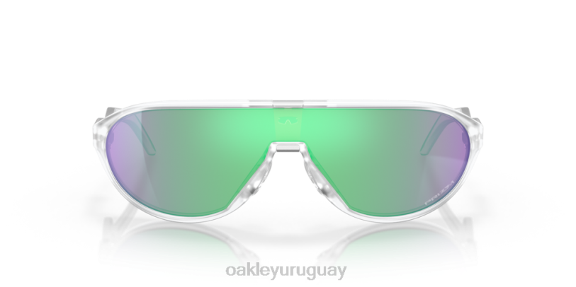 Oakley cmdn (ajuste de puente bajo) XT4H1029 gafas Lentes prizm road jade, montura transparente mate