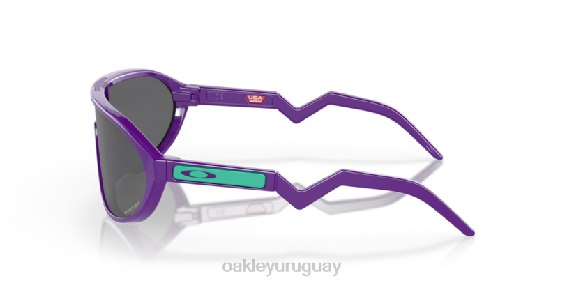 Oakley cmdn (ajuste de puente bajo) XT4H1030 gafas Lentes prizm negras, montura violeta eléctrico.