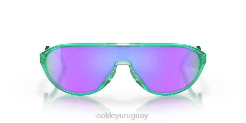 Oakley cmdn (ajuste de puente bajo) XT4H1031 gafas lentes prizm violeta, montura celeste translúcida