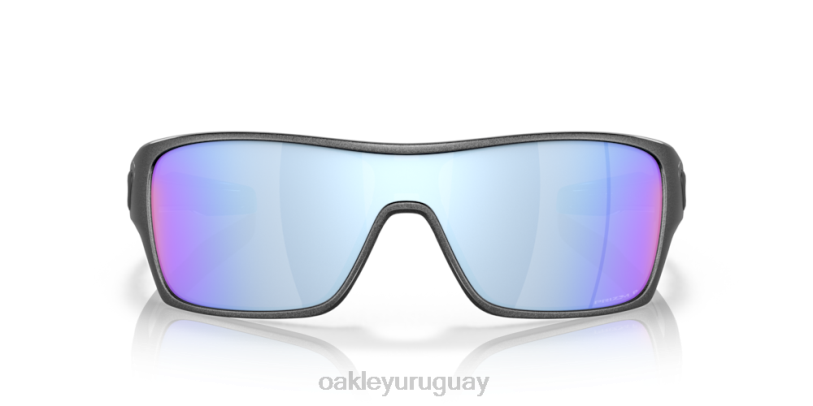 Oakley colección de acero del rotor de la turbina XT4H155 gafas lentes prizm polarizadas deep water, montura de acero