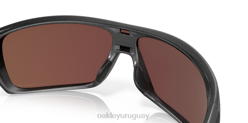 Oakley colección de acero del rotor de la turbina XT4H155 gafas lentes prizm polarizadas deep water, montura de acero