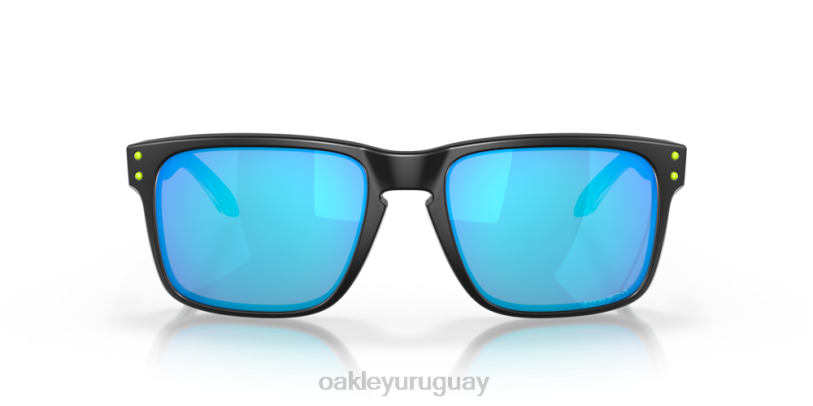 Oakley colección de alta resolución holbrook (ajuste de puente bajo) XT4H804 gafas Lentes Prizm de zafiro, montura negra pulida.