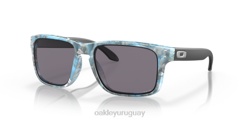 Oakley colección del santuario holbrook (ajuste de puente bajo) XT4H806 gafas lentes polarizadas prizm gris, montura sanctuary en forma de remolino