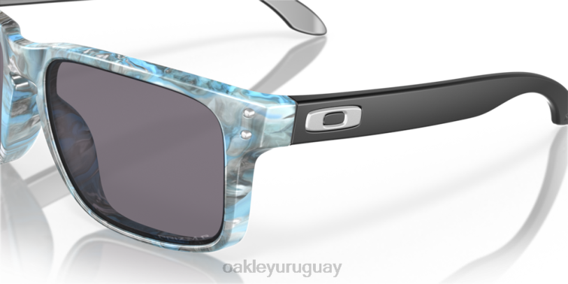 Oakley colección del santuario holbrook (ajuste de puente bajo) XT4H806 gafas lentes polarizadas prizm gris, montura sanctuary en forma de remolino