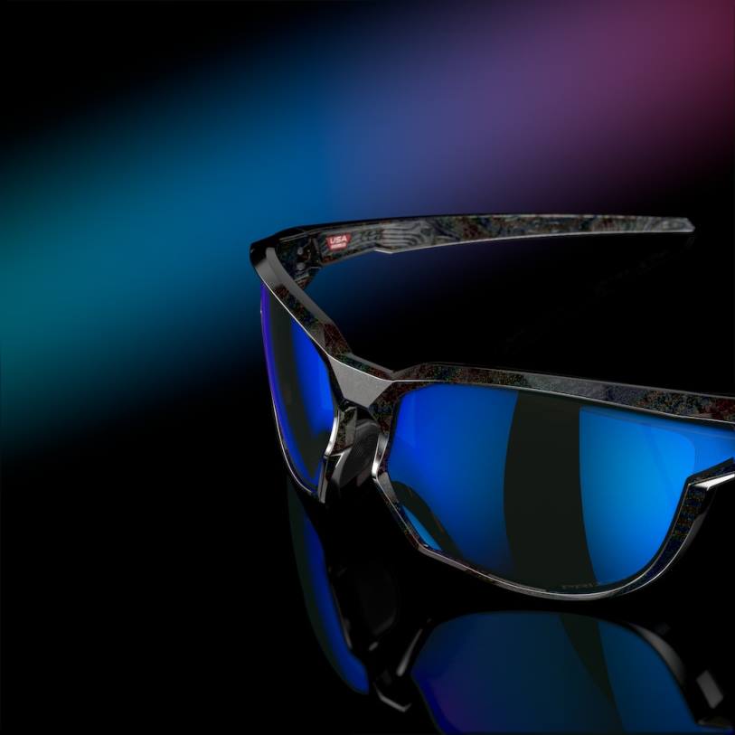 Oakley colección kaast brío XT4H752 gafas lentes prizm de zafiro, montura verve spacedust