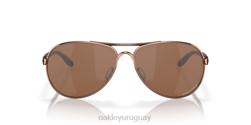 Oakley comentario XT4H480 gafas lentes polarizadas prizm tungsteno, montura oro rosa