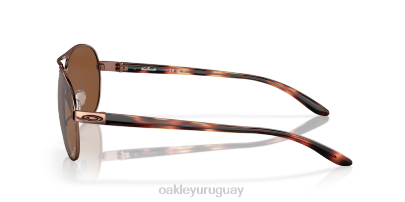 Oakley comentario XT4H480 gafas lentes polarizadas prizm tungsteno, montura oro rosa