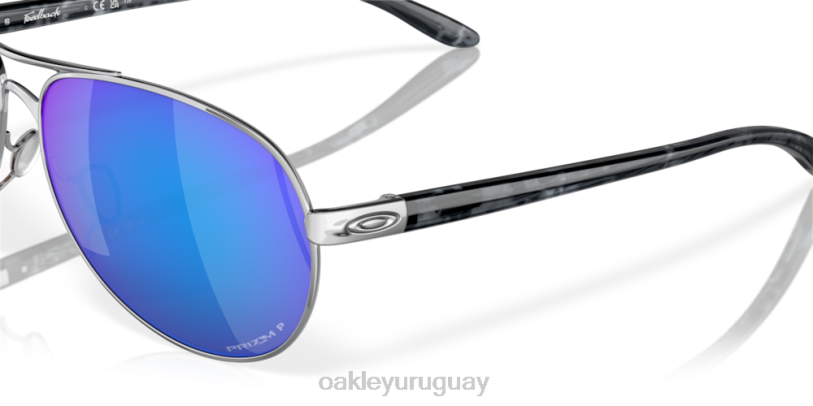 Oakley comentario XT4H481 gafas lentes polarizadas prizm sapphire, montura cromada pulida