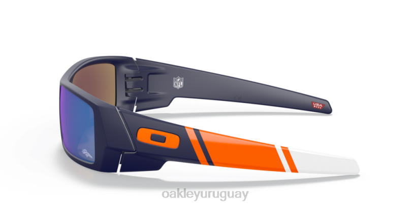 Oakley denver broncos gascan XT4H553 gafas lentes prizm de zafiro, montura azul marino mate