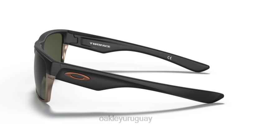 Oakley dos caras (ajuste de puente bajo) XT4H845 gafas lentes gris oscuro, montura negra mate