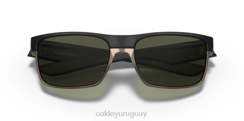 Oakley dos caras (ajuste de puente bajo) XT4H845 gafas lentes gris oscuro, montura negra mate