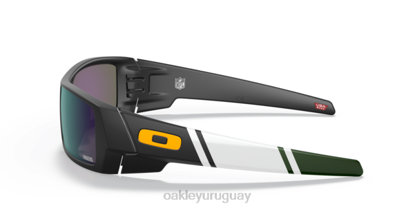Oakley empacadores de green bay gascan XT4H555 gafas lentes prizm jade, montura negra mate